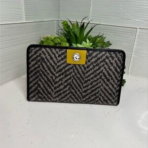 Spartina 449 Daufuskie Island Chevron Wallet Linen & Leather